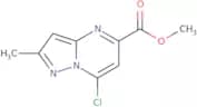 Methyl 7-chloro-2-methylpyrazolo[1,5-a]pyrimidine-5-carboxylate