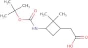 2-(3-{[(tert-Butoxy)carbonyl]amino}-2,2-dimethylcyclobutyl)acetic acid