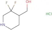 (3,3-difluoropiperidin-4-yl)methanol hcl