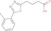 4-[5-(2-Iodophenyl)-1,3,4-oxadiazol-2-yl]butanoic acid