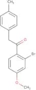 1-(2-Bromo-4-methoxyphenyl)-2-(4-methylphenyl)ethan-1-one