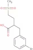 2-[(3-Bromophenyl)methyl]-4-methanesulfonylbutanoic acid