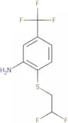 2-[(2,2-Difluoroethyl)sulfanyl]-5-(trifluoromethyl)aniline