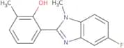 2-(5-Fluoro-1-methyl-1H-1,3-benzodiazol-2-yl)-6-methylphenol