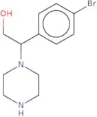 2-(4-bromophenyl)-2-(piperazin-1-yl)ethan-1-ol
