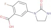 2-Fluoro-5-(2-oxoimidazolidin-1-yl)benzoic acid