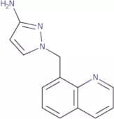 1-(Quinolin-8-ylmethyl)-1H-pyrazol-3-amine