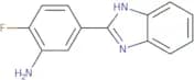 5-(1H-1,3-Benzodiazol-2-yl)-2-fluoroaniline