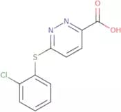 6-[(2-Chlorophenyl)sulfanyl]pyridazine-3-carboxylic acid
