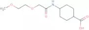 4-[2-(2-Methoxyethoxy)acetamido]cyclohexane-1-carboxylic acid