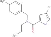 4-Bromo-N-[(4-methylphenyl)methyl]-N-propyl-1H-pyrrole-2-carboxamide