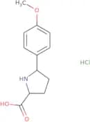 (2S,5S)-5-(4-Methoxyphenyl)pyrrolidine-2-carboxylic acid hydrochloride