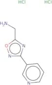 [3-(pyridin-3-yl)-1,2,4-oxadiazol-5-yl]methanamine dihydrochloride