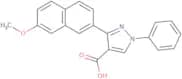 3-(7-Methoxynaphthalen-2-yl)-1-phenyl-1H-pyrazole-4-carboxylic acid