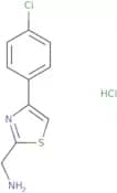 [4-(4-Chlorophenyl)-1,3-thiazol-2-yl]methanamine hydrochloride