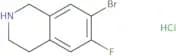 7-Bromo-6-fluoro-1,2,3,4-tetrahydroisoquinoline hydrochloride