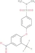 N,N-Dimethyl-4-[4-nitro-2-(trifluoromethyl)phenoxy]benzene-1-sulfonamide