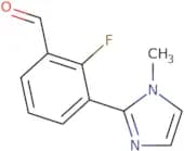 2-Fluoro-3-(1-methyl-1H-imidazol-2-yl)benzaldehyde