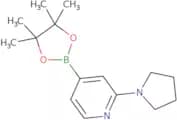 2-(Pyrrolidin-1-yl)-4-(tetramethyl-1,3,2-dioxaborolan-2-yl)pyridine