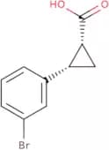 rac-(1R,2R)-2-(3-bromophenyl)cyclopropane-1-carboxylic acid, trans