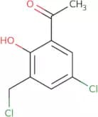 1-[5-Chloro-3-(chloromethyl)-2-hydroxyphenyl]ethan-1-one