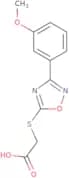 2-{[3-(3-Methoxyphenyl)-1,2,4-oxadiazol-5-yl]sulfanyl}acetic acid