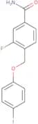 3-Fluoro-4-(4-iodophenoxymethyl)benzamide