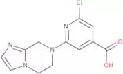 2-Chloro-6-{5H,6H,7H,8H-imidazo[1,2-a]pyrazin-7-yl}pyridine-4-carboxylic acid