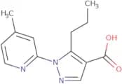 1-(4-Methylpyridin-2-yl)-5-propyl-1H-pyrazole-4-carboxylic acid