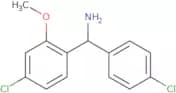 (4-Chloro-2-methoxyphenyl)(4-chlorophenyl)methanamine