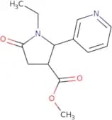 rac-Methyl (2R,3R)-1-ethyl-5-oxo-2-(pyridin-3-yl)pyrrolidine-3-carboxylate