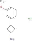 (1R,3R)-3-(3-Methoxyphenyl)cyclobutan-1-amine hydrochloride