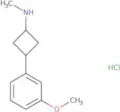 rac-(1R,3R)-3-(3-Methoxyphenyl)-N-methylcyclobutan-1-amine hydrochloride