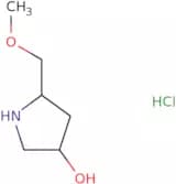 rac-(3R,5R)-5-(Methoxymethyl)pyrrolidin-3-ol hydrochloride