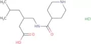(3S)-5-Methyl-3-{[(piperidin-4-yl)formamido]methyl}hexanoic acid hydrochloride