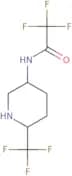 rac-2,2,2-Trifluoro-N-[(3R,6S)-6-(trifluoromethyl)piperidin-3-yl]acetamide