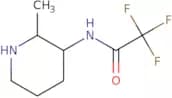 rac-2,2,2-Trifluoro-N-[(2R,3R)-2-methylpiperidin-3-yl]acetamide