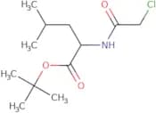 tert-Butyl (2S)-2-(2-chloroacetamido)-4-methylpentanoate
