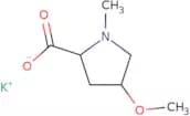 Potassium (2S,4S)-4-methoxy-1-methylpyrrolidine-2-carboxylate