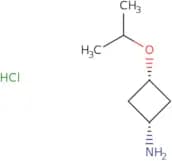 cis-3-(Propan-2-yloxy)cyclobutan-1-amine hydrochloride