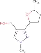 rac-{1-Methyl-3-[(2R,5R)-5-methyloxolan-2-yl]-1H-pyrazol-4-yl}methanol