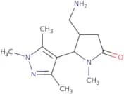 rac-(4R,5S)-4-(Aminomethyl)-1-methyl-5-(trimethyl-1H-pyrazol-4-yl)pyrrolidin-2-one