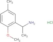 (1S)-1-(2-Methoxy-5-methylphenyl)ethan-1-amine hydrochloride