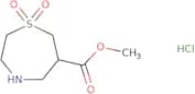 Methyl 1,1-dioxo-1λ⁶,4-thiazepane-6-carboxylate hydrochloride