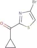 4-Bromo-2-cyclopropanecarbonyl-1,3-thiazole