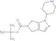 tert-Butyl 1-(piperidin-4-yl)-1H,4H,5H,6H-pyrrolo[3,4-c]pyrazole-5-carboxylate