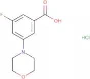 3-Fluoro-5-(morpholin-4-yl)benzoic acid hydrochloride