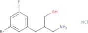 3-Amino-2-[(3-bromo-5-fluorophenyl)methyl]propan-1-ol hydrochloride
