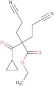 Ethyl 4-cyano-2-(2-cyanoethyl)-2-cyclopropanecarbonylbutanoate