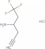 1,1,1-Trifluorohex-5-yn-3-amine hydrochloride